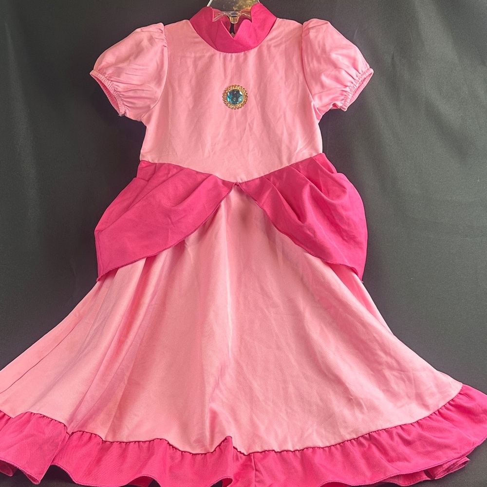 Charming Princess Peach (Super Mario) Costume - Kids XS